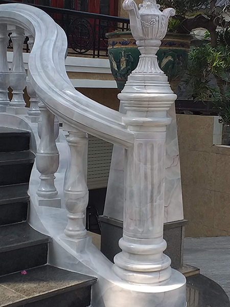 giả đá cẩm thạch cầu thang